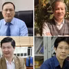 Giáo sư-Tiến sỹ Khoa học Nguyễn Đình Đức, Giáo sư-Tiến sỹ Phạm Hùng Việt, Phó Giáo sư-Tiến sỹ Lê Hoàng Sơn và Phó Giáo sư-Tiến sỹ Từ Bình Minh (từ trái qua, từ trên xuống). (Nguồn: Lao Động)