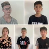 Các đối tượng bị bắt giữ. (Ảnh: TTXVN phát)