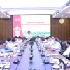 Quang cảnh buổi làm việc. (Ảnh: Phương Hoa/TTXVN)