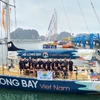 Đội đua Việt Nam tham gia Clipper Race đã về đích thứ 5. (Ảnh: TTXVN phát)