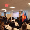Hội thảo hướng nghiệp và kết nối cho sinh viên Việt Nam tại New York. (Ảnh: Quang Huy/TTXVN)