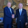 Ông Donald Trump tiếp đón Thủ tướng Benjamin Netanyahu tại khu nghỉ dưỡng Mar-a-Lago, ngày 26/7/2024. (Nguồn: Times of Israel)