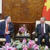 Chủ tịch nước Tô Lâm tiếp Đại sứ Hoa Kỳ tại Việt Nam Marc Knapper. (Ảnh: Nhan Sáng/TTXVN)