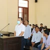 Các bị cáo tại phiên tòa. (Ảnh: Chanh Đa/TTXVN)