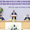 Thủ tướng Phạm Minh Chính chủ trì hội nghị. (Ảnh: Dương Giang/TTXVN)