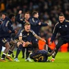 Real vào bán kết sau khi loại Man City ở loạt luân lưu may rủi. (Nguồn: PA)