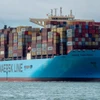 Tàu chở hàng hóa của hãng vận tải Maersk. (Nguồn: Reuters)