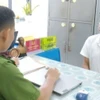 Võ Thành Đoạt bị bắt để điều tra về hành vi lừa đảo chiếm đoạt tài sản. (Ảnh: Công an tỉnh Bạc Liêu cung cấp/TTXVN phát)