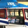 Máy bay EC-155-B1 số hiệu VN-8621 cứu trợ đồng bào vùng lũ.