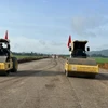 Nhà thầu thi công một Dự án Cao tốc Bắc-Nam phía Đông giai đoạn 2021-2025. (Ảnh: Việt Hùng/Vietnam+)