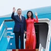 Tổng Bí thư, Chủ tịch nước Tô Lâm và Phu nhân rời Hà Nội, lên đường dự Khóa họp 79 ĐHĐ LHQ và thăm cấp Nhà nước tới Cuba. (Ảnh: Lâm Khánh/TTXVN)