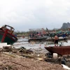 Tổng số tiền bảo hiểm chi trả thiệt hại về con người và tài sản ban đầu ước tính khoảng 7.000 tỷ đồng. (Ảnh: TTXVN)