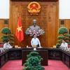 Thủ tướng Phạm Minh Chính chủ trì cuộc họp. (Ảnh: Dương Giang/TTXVN)