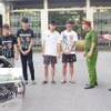 Xử lý nghiêm nhóm thanh thiếu niên dùng hung khí đi gây rối trật tự công cộng. (Nguồn: Công an tỉnh Hà Nam)