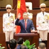 Chủ tịch nước Tô Lâm tuyên thệ. (Ảnh: TTXVN)