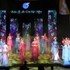 Tiết mục nghệ thuật biểu diễn trong chương trình. (nh: Phương Hoa/TTXVN)