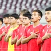 Đội tuyển U23 Việt Nam liệu có thể gây bất ngờ trước U23 Iraq để giành quyền vào bán kết U23 châu Á 2024. (Nguồn: VFF)