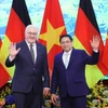 Thủ tướng Phạm Minh Chính hội kiến Tổng thống CHLB Đức Frank-Walter Steinmeier. (Ảnh: Dương Giang/TTXVN)