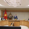 Phó Thủ tướng Trần Hồng Hà chủ trì cuộc họp. (Ảnh: Văn Điệp/TTXVN)