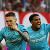 Bayer Leverkusen tiến những bước quan trọng đến ngôi vương Bundesliga mùa này. (Nguồn: Reuters)