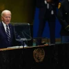 Tổng thống Mỹ Joe Biden phát biểu trước Đại hội đồng Liên hợp quốc khóa 79. (Nguồn: CNN)