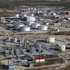 Nhà máy lọc dầu ở Tây Siberia, Nga. (Ảnh: AFP/TTXVN)
