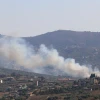 Khói bốc lên sau cuộc tấn công của Israel xuống Kafr Kila, Liban, ngày 29/7/2024. (Ảnh: THX/TTXVN)