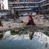 Cơ quan y tế tại Dải Gaza đã phát hiện virus gây bệnh bại liệt trong các mẫu nước thải thu thập được tại khu vực này. (Ảnh: THX/TTXVN)