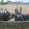 Phương tiện khai thác cát trái phép bị lực lượng chức năng bắt quả tang tại xã Khuê Ngọc Điền, huyện Krông Bông. (Ảnh: Tuấn Anh/TTXVN)