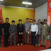Hai đối tượng trốn truy nã về hành vi giết người Đỗ Lợi Tỷ và Nguyễn Hoàng Anh (thứ 3 và 4, từ trái qua). (Nguồn: Báo Công an Nhân dân)