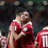 Indonesia sẽ phải đối mặt với thử thách mang tên Australia ở vòng 1/8 Asian Cup 2023. (Ảnh: Hoàng Linh/TTXVN)