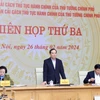 Phó Thủ tướng Trần Lưu Quang chủ trì phiên họp. (Ảnh: Lâm Khánh/TTXVN)