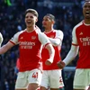 Arsenal tiếp tục đứng đầu Premier League sau trận thắng Tottenham. (Nguồn: Getty Images)