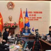 Thứ trưởng Bộ Lao động-Thương binh và Xã hội Nguyễn Bá Hoan chi sẻ về việc thực hiện các cam kết về lồng ghép giới và tăng cường quyền năng cho phụ nữ của Việt Nam. (Ảnh: PV/Vietnam+) 