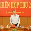 Tổng Bí thư, Chủ tịch nước Tô Lâm phát biểu chỉ đạo phiên họp. (Ảnh: Trí Dũng/TTXVN)