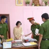 Cơ quan Cảnh sát điều tra Công an tỉnh Bình Dương khởi tố, khám xét nơi làm việc của bà Nguyễn Thị Gái. (Ảnh: Báo Lao Động)
