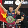 Trương Cao Minh Phát giành đai WBC Muay Thai thế giới (Ảnh: Thành Chung)