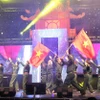 Một tiết mục biểu diễn trong chương trình. (Ảnh: Mạnh Hùng/TTXVN)
