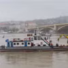 Lực lượng cứu hộ tìm kiếm nạn nhân trong vụ tai nạn tàu trên sông Danube, Budapest, Hungary, ngày 30/5/2019. (Ảnh: THX/ TTXVN)