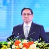 Thủ tướng Phạm Minh Chính phát biểu tại lễ trao giải. (Ảnh: Dương Giang/TTXVN)