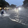 [Photo] Nhiều tuyến đường tại Đà Nẵng bị ngập sâu do mưa lớn liên tục