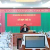 Quang cảnh phiên họp thứ 34 Ủy ban Kiểm tra Trung ương. (Ảnh: Phương Hoa/TTXVN)