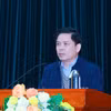 Ủy viên Trung ương Đảng, Bí thư Đảng ủy Khối các cơ quan Trung ương Nguyễn Văn Thể phát biểu chỉ đạo hội nghị. (Ảnh: Phương Hoa/TTXVN)