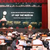 Bế mạc Kỳ họp thứ 13 Hội đồng Nhân dân Thành phố Hồ Chí Minh khóa X. (Ảnh: Xuân Khu/TTXVN)