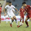 Tuyển Việt Nam sẽ đối đầu Iraq ở lượt cuối vòng bảng Asian Cup 2023. (Ảnh: Minh Quyết/TTXVN)