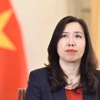 Thứ trưởng Ngoại giao Lê Thị Thu Hằng. (Ảnh: TTXVN phát)