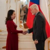 Phó Chủ tịch nước Võ Thị Ánh Xuân và Tổng thống Cộng hòa Séc Petr Pavel. (Ảnh: TTXVN phát)