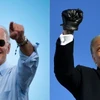 Đương kim Tổng thống Mỹ Joe Biden (trái) và cựu Tổng thống Donald Trump. (Ảnh: AFP/TTXVN)