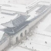Tuyết phủ trắng thủ đô Seoul, Hàn Quốc ngày 17/1 vừa qua. (Ảnh: Yonhap/TTXVN)