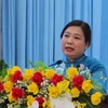 Bà Hồ Thị Cẩm Đào, Phó Bí thư Thường trực Tỉnh ủy Sóc Trăng. (Ảnh: Tuấn Phi/TTXVN)